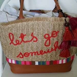 Cute summer straw bag